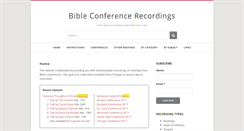 Desktop Screenshot of bibleconferencerecordings.com